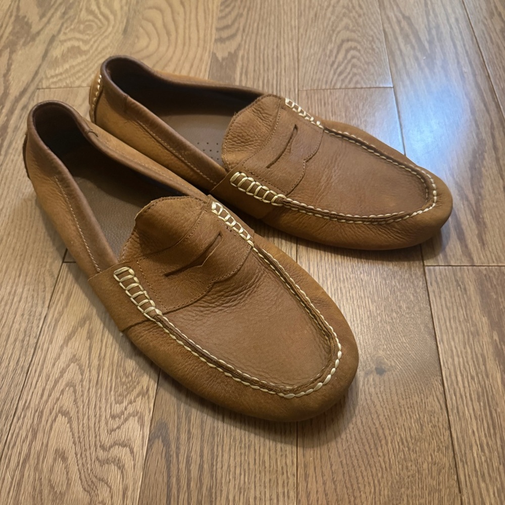 Polo Ralph Lauren Telly Leather Penny Loafers – Men’s Size 10.5 - Picture 2 of 8